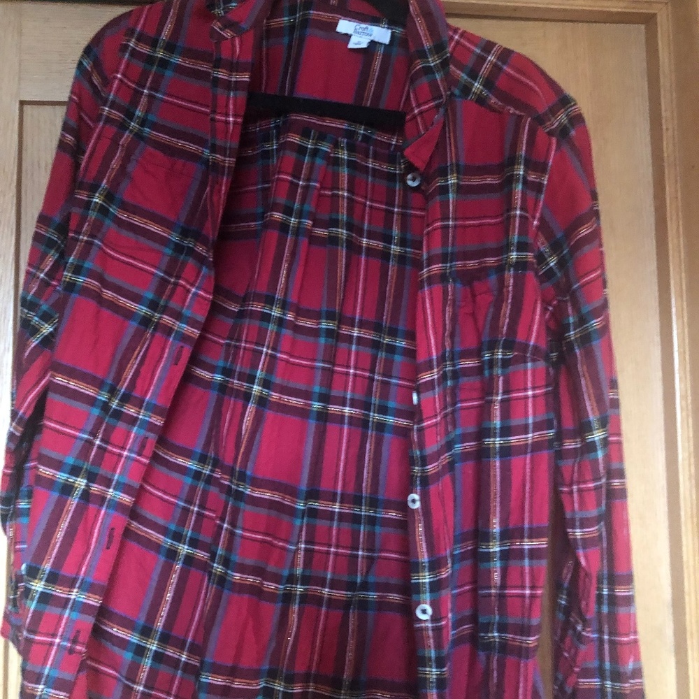 Croft and Barrow Holiday plaid